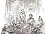 The momentous interview (1849): 10th illustration by Phiz for David Copperfield by Charles Dickens