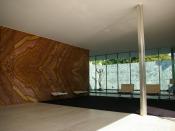English: Overview of the interior of the Barcelona Pavillion by Mies van der Rohe, used on Ludwig Mies van der Rohe.