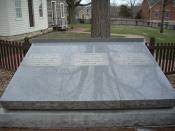 Grave of , , and at the Joseph Smith Homesite in .