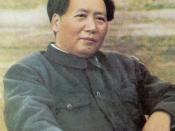 English: photo of Mao Zedong sitting, published in 