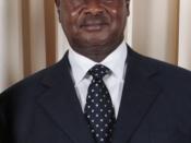 English: Yoweri Kaguta Museveni.