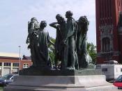 Rodin's The Burghers of Calais in Calais, France.