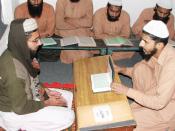 English: Convicted prisoners receiving Quranic education in Central Jail Faisalabad, Pakistan in 2010