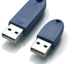 English: This photo shows two Matrix dongles in different case sizes for the same purpose: Software license protection against software piracy. This photo is in article 