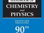 English: CRC Handbook of Chemistry and Physics, 90th Edition (Title) Deutsch: CRC Handbook of Chemistry and Physics, 90. Auflage (Titelblatt)
