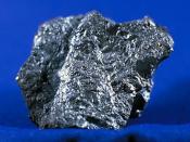 Chalcocite, a copper ore mineral.