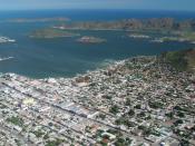 English: Aerial View of Guaymas, Sonora, México.