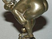 Bronze statuette, 14 cm