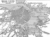 English: Map of Havana, Cuba (1888), showing 3 harbors. Deutsch: Karte von Havanna, Kuba (1888), mit 3 Hafen.