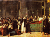 Funeral of Atahualpa by Luis Montero Español: Los funerales de Atahualpa por Luis Montero