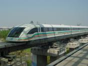 shanghai maglev train, the reason for me being in shanghai