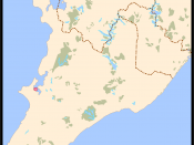Mapa de Salvador (Bahia, Brazil) - Baixa do Petróleo