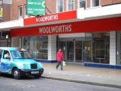 English: Woolies no more Romford Woolworths.Another name extinct from the high street, like C&A,Littlewoods,Dixons etc...