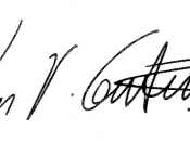 English: Signature of current US Representative for the 4th Congressional District of Illinois Luis V. Gutierrez
