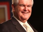 English: Newt Gingrich at a political conference in Orlando, Florida.