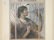 English: The cover of McClure's Magazine advertising the serialization of Kipling's Captains Courageous in the the issue of November 1896. Courtesy of the New York Public Library Digital Collection.