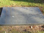 Headstone from grave of Ludwig Mies van der Rohe