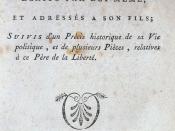 Title page of the original edition of the autobiography in French.