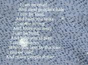 'I can be' - Poem on the Pavement