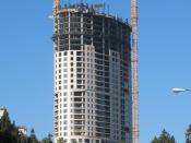 English: The Century luxury high rise condominium building in Century City, Los Angeles, California