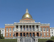 The Massachusetts State-house in Boston, Massachusetts