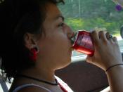 seriously...she took this photo..drinking and driving..sigh..