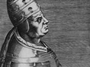 Urbanus VI, Pope. Grabado del Siglo XVII.