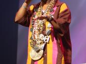 English: Slick Rick performing with Doug E. Fresh live in 2009.