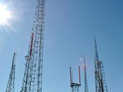 Radio Transmission Towers Atop Mt. Wilson