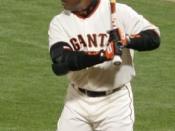 Barry Bonds at the plate.
