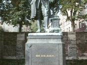 In 1938 the Bach statue, minus its original pedestal, was moved to the Frauenplan.