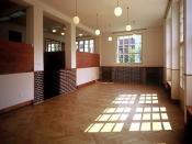 Inside view of Adolf Loos designed functionalist villa, Prague