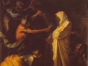 Apparition of the spirit of Samuel to Saul, by Salvator Rosa, 1668.
