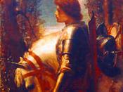 ‪Norsk (bokmål)â¬: Sir Galahad, detalj fra et maleri av George Frederic Watts