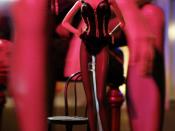 English: Madonna in the infamous black corset during the Who's That Girl World Tour. Here depicted in the form of a barbie doll