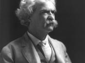 Mark Twain photo portrait.