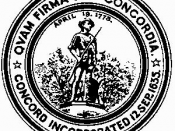 Official seal of Concord, Massachusetts