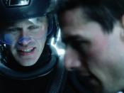 Minority Report's unique visual style: It was overlit, and the negatives were bleach-bypassed in post-production to desaturate the colors in the film.
