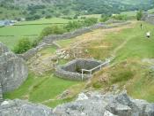 English: The main courtyard of Castell y Bere, Wales. Taken by Necrothesp, 28 June 2005.