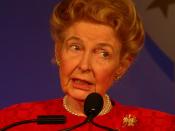 Phyllis Schlafly in 2007 in Washington, DC at the Values Voters conference