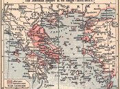 Map showing the southern Balkans and western Asia Minor