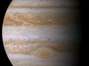 Jupiter as seen by the space probe 