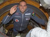 Shuttleworth on board the International Space Station