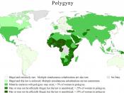 Map of polygyny worldwide