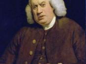 Portrait of Samuel Johnson commissioned for Henry Thrale's Streatham Park gallery