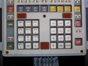 Mir Space Station Command Control Console and Monitor