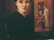 Edward Burne-Jones portrait of Georgiana Burne-Jones 1883
