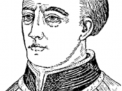 English: Portrait drawing of Archbishop of Canterbury Thomas Becket
