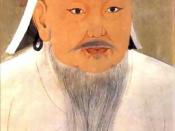 Genghis Khan's Mongols spread Chinese technology