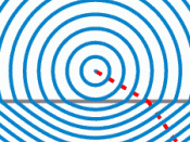 English: Illustration of wavefronts in the context of Snell's law.